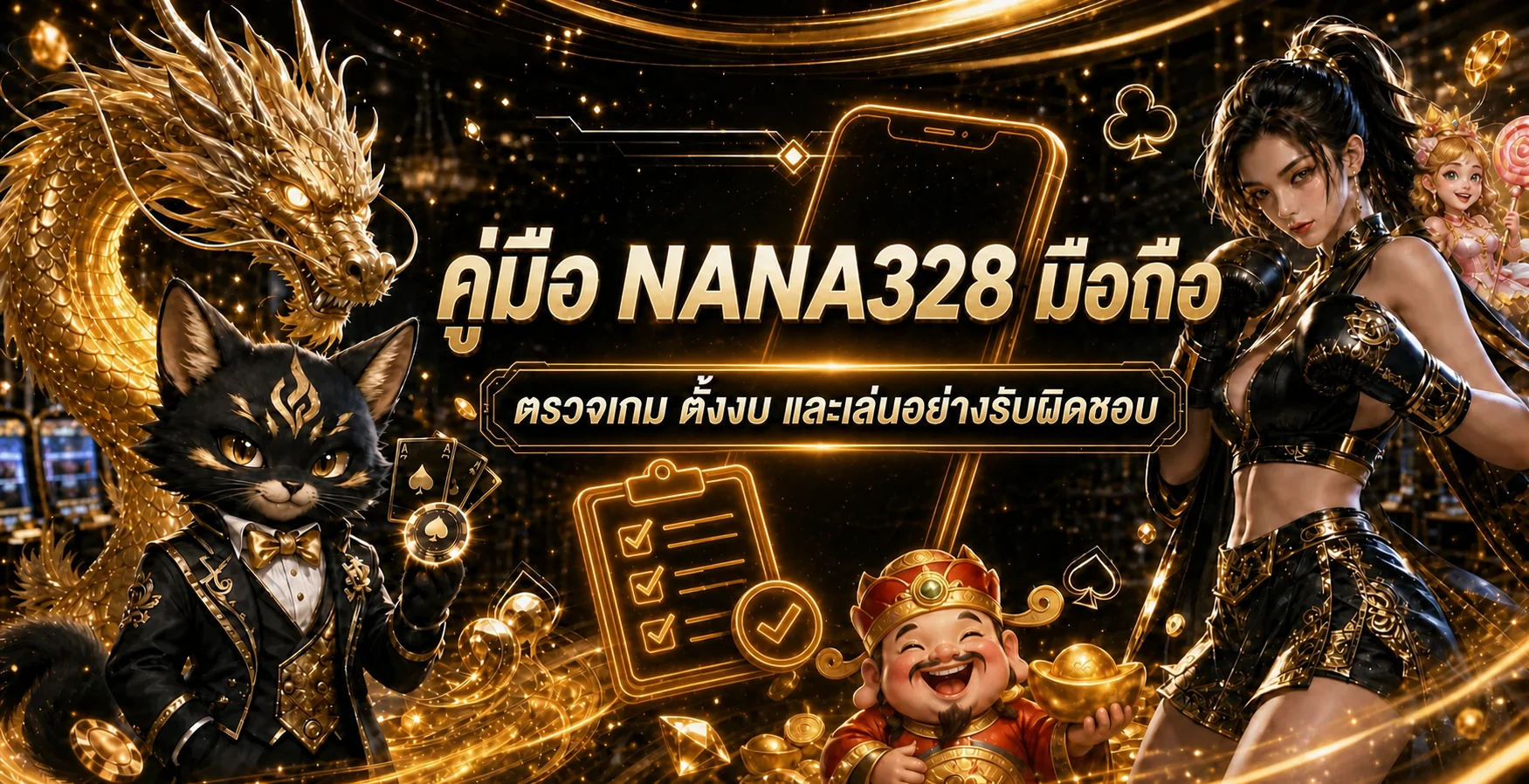 NANA328 มือถือ คู่มือตรวจเกมและตั้งงบ